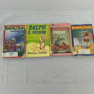 Beverly Cleary Book Lot Of 4 Ralph S Mouse, Runaway Ralph, Motorcycle